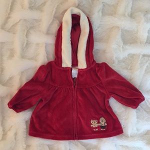 Gymboree holiday zip up